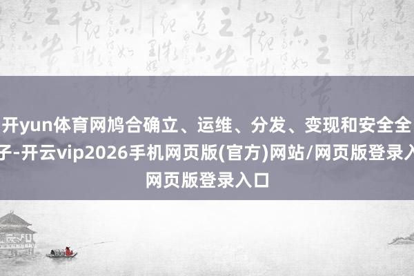 开yun体育网鸠合确立、运维、分发、变现和安全全法子-开云vip2026手机网页版(官方)网站/网页版登录入口